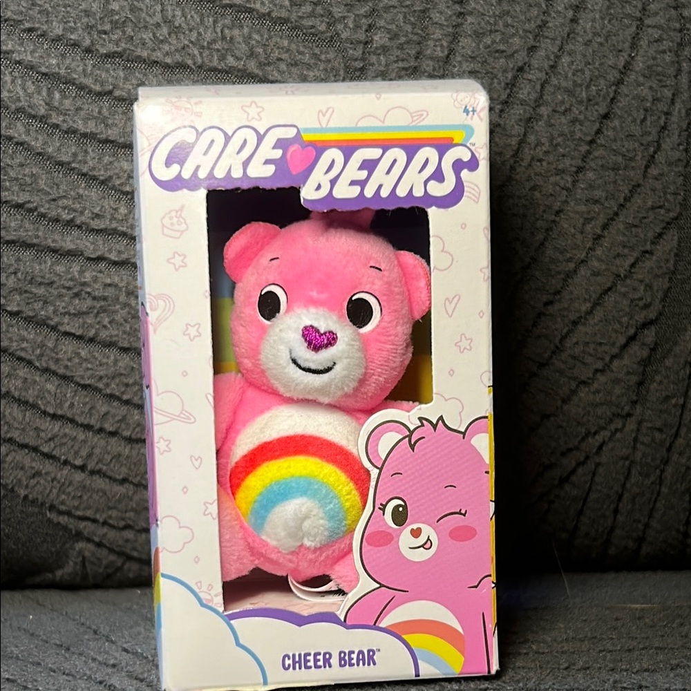 Care Bears worlds smallest  Pink Stuffed Animal Plush Toy